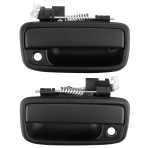 BOXI Exterior Door Handle Front Left & Right Pair with Key Hole - Replacement for 1995-2004 Toyota Tacoma Factory OEM#