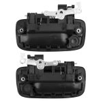 BOXI Exterior Door Handle Front Left & Right Pair with Key Hole - Replacement for 1995-2004 Toyota Tacoma Factory OEM# - view 2
