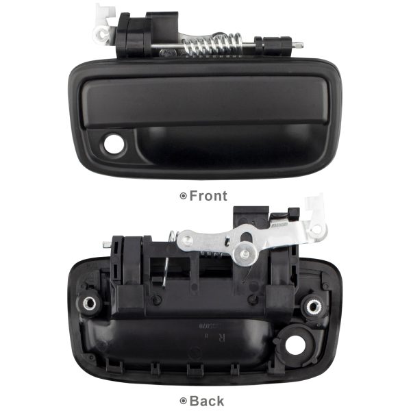 BX00200075-2-4 BOXI Exterior Door Handle Front Left & Right Pair with Key Hole - Replacement for 1995-2004 Toyota Tacoma Factory OEM# - view 4