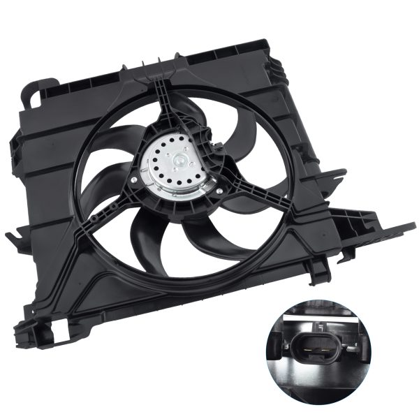 BOXI Engine Cooling Fan Assembly For Smart Car Fortwo 451 5