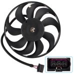 BOXI Engine Cooling Right/Passenger Side Fan Motor for Audi TT 2000-2002 / TT Quattro 2000-2006 / for Volkswagen Beetle