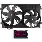 BOXI Engine Radiator Dual Cooling Fan Assembly Fits