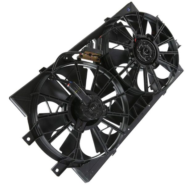 BX00400039-1-2 BOXI 620-004 Dual Radiator A/C Condenser Cooling Fan Assembly 4