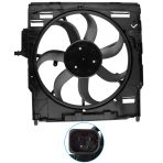 BOXI 17427533558 Engine Radiator Cooling Fan Assembly Fits 6