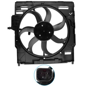 BOXI 17427533558 Engine Radiator Cooling Fan Assembly Fits 6