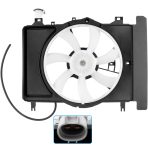 BOXI Radiator Condenser Cooling Fan Assembly Fits