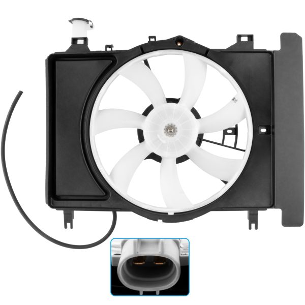 BOXI Radiator Condenser Cooling Fan Assembly Fits