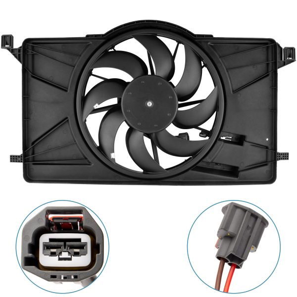 BOXI BV6Z-8C607-K 622800 Radiator Cooling Fan Assembly 7