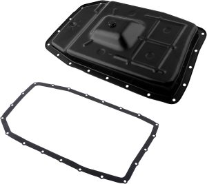 BOXI Transmission Oil Pan W/Drain Plug & Gasket Compatible for Ford Expedition 2011-2017 / for F-150 2011-2016 / for