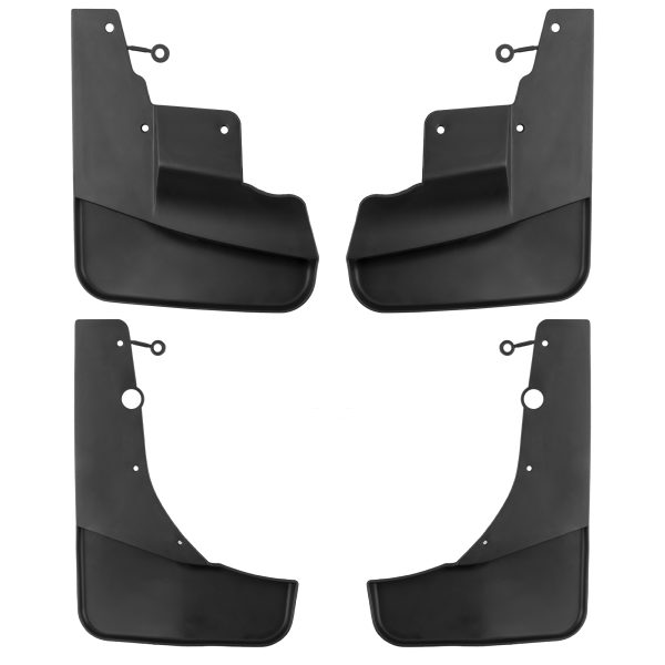 BX08600007-1-2 BOXI (Set of 4) Front and Rear Side Mud Flaps Splash Guards Mudflaps Fits for Jeep Grand Cherokee WK2 2011 2012 2013