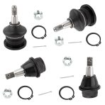 BOXI 4pc Front Upper and Lower Ball Joints Fit for Cadillac Escalade 2002-2006 | for Chevy Avalanche Express Silverado