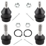BOXI (set of 4) Front Upper and Lower Ball Joints Replacement for Dodge Ram 1500 4WD 2000 2001 | K7401 K3134