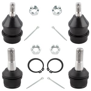 BOXI (set of 4) Front Upper and Lower Ball Joints Replacement for Dodge Ram 1500 4WD 2000 2001 | K7401 K3134