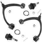 BOXI 4pcs Front Upper Control Arm Lower Ball Joint Kit for Cadillac Escalade ESV EXT 07-14 /Chevy Avalanche Silverado
