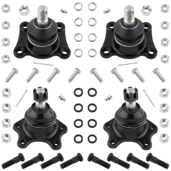 BXM00097-4-1 BOXI (Set of 4) Front Suspension Front Upper and Lower Ball Joints Fit for Toyota 4Runner 1989-1995 | for Toyota Pickup