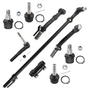 BOXI Front Inner Outer Tie Rod Ends Kit Fit 6