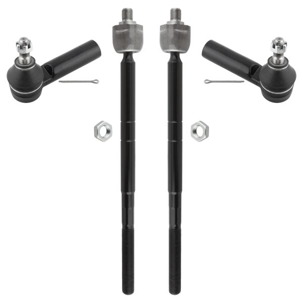 BOXI Front Inner & Outer Tie Rod Ends Fit 6