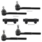 BOXI 6pcs Front Inner&Outer Tie Rods+Adjustment Sleeve for Cadillac Escalade/for GMC Chevy K1500 K2500 K3500 K1500