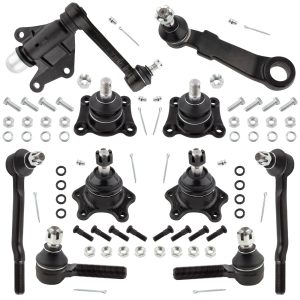 BOXI 10pcs Front Idler Arm Pitman Arm Ball Joints Tie Rod Ends for Toyota 4Runner 1989-1995 /Pickup 1989 1990 1991 1992