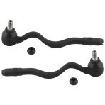BOXI (Set of 2) Front Suspension Outer Tie Rod End Links Fit for BMW 6