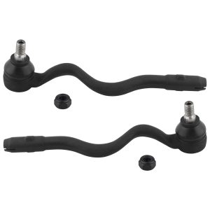 BOXI (Set of 2) Front Suspension Outer Tie Rod End Links Fit for BMW 6
