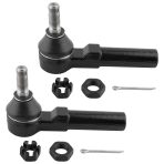 BOXI Qty(2) Front Outer Tie Rod End Links Fit for Buick Electra 5