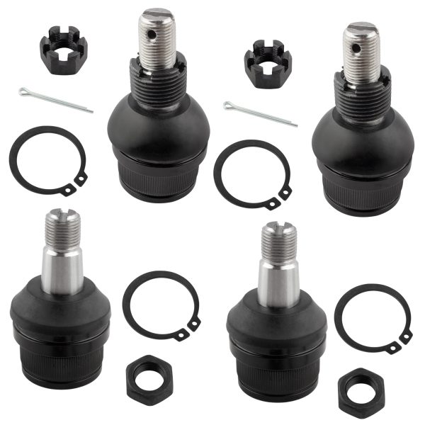 BXM600070029-4-1 BOXI 4pcs Front Upper&Lower Ball Joints Fit for Chevy Blazer K10 K20 Pickup Suburban K5 Blazer V10 V20 Suburban/for