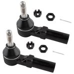 BOXI Qty(2) Front Outer Tie Rod Ends Fit for Buick Riviera Allante Deville Eldorado Seville Chevy Camaro Olds Aurora