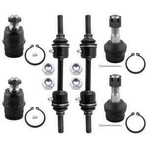 BOXI Front Upper & Lower Ball Joints + Sway Bar End Links