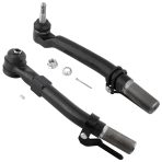 BOXI 2pcs Front Outer Tie Rod End Links Fit for Ford 6