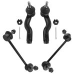 BOXI 2pcs Front Outer Tie Rod End Links Fit 7