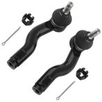 BOXI 2pcs Front Outer Tie Rod End Links Fit 6