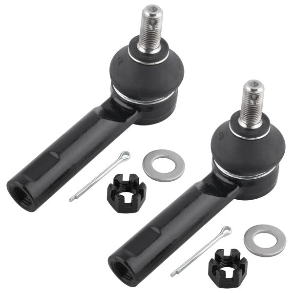 BOXI 2pcs Front Outer Tie Rod Ends Fit 6