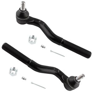 BOXI 2pcs Front Outer Tie Rod End Links Fit 6