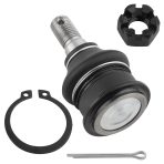 BOXI 6pcs Front Lower Ball Joints + Outer Tie Rods + Sway Bars Fit for Nissan Sentra 1