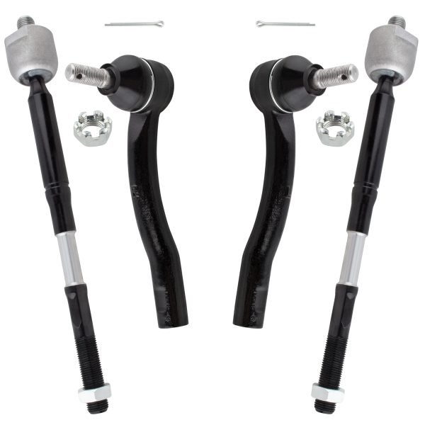 BXM600330149-4-2 BOXI 4pcs Front Suspension Tie Rod End Link Kit Fit for Toyota Corolla 2003 2004 2005 2006 2007 2008 Sedan 4-Door 1.8L - view 9