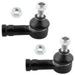 BOXI 2pcs Front Outer Tie Rod Ends for Volvo 240 1990-1993/242 1975-1984/244 245 1975-1989/262 265 1976-1981/264