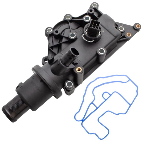 1 BOXI 902-789 Engine Coolant Thermostat Housing Assembly Fits for Renault Laguna Modus Grand Modus Twingo Kangoo Megane - view 2