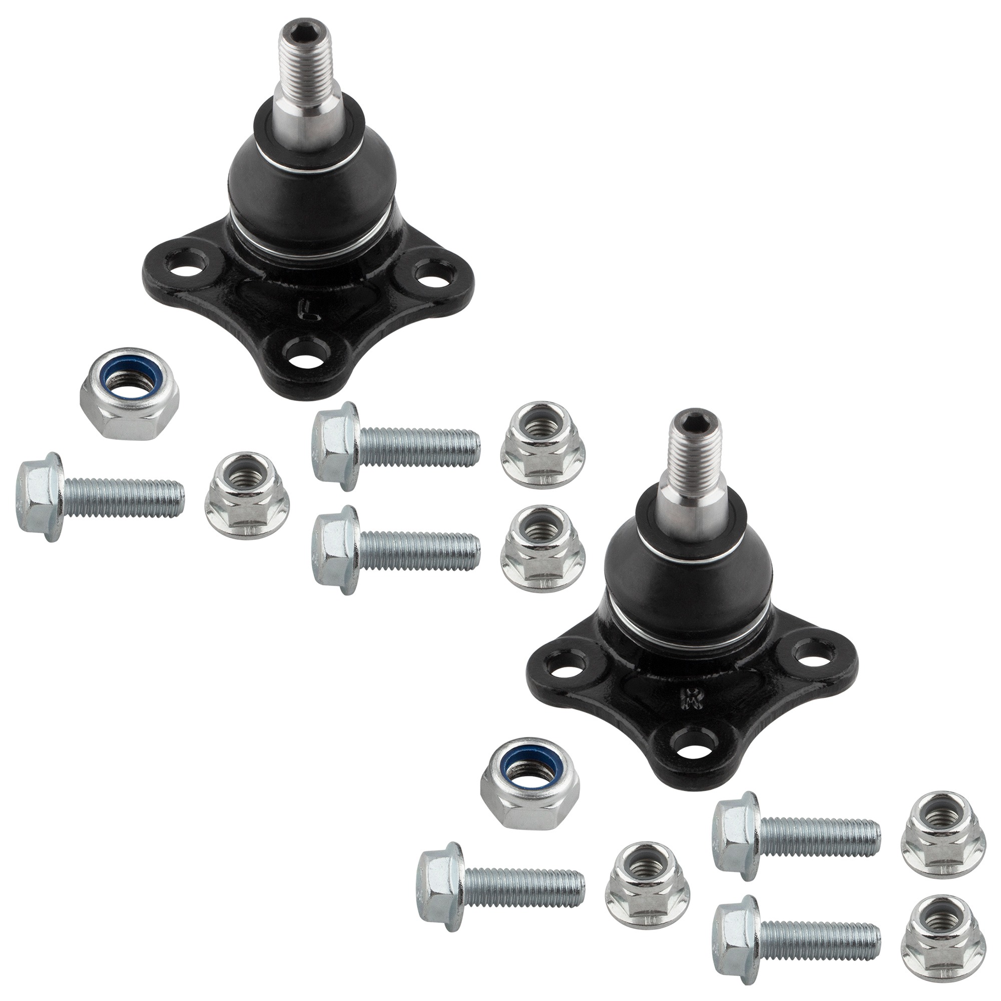 Front Lower/Upper Ball Joints Volkswagen Golf Jetta Improve Ride Comfort and Suspension Durability
