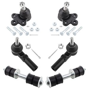 BOXI 6pc Front Outer Tie Rod Sway Bar Ball Joints Fit for Buick Lesabre/Park Avenue/Riviera for Cadillac