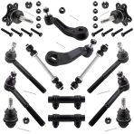 BOXI (Set of 14) Front Pitman Idler Arm Sway Bars Ball Joints Tie Rods Kit Fits for Chevrolet/GMC K1500 1995-1999 K2500