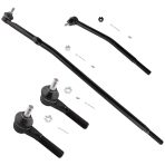 BOXI 4pc Front Center Links + Outer Tie Rods Fit for Ford E-150/E-150 Club Wagon 2003-2005 / for Ford E-150