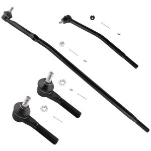BOXI 4pc Front Center Links + Outer Tie Rods Fit for Ford E-150/E-150 Club Wagon 2003-2005 / for Ford E-150