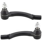 BOXI 2pc Front Outer Tie Rod End Links Fit for Volvo 850 1993-1997/960 1995-1997/C70 1998-2004/S70 1998-2000/S90