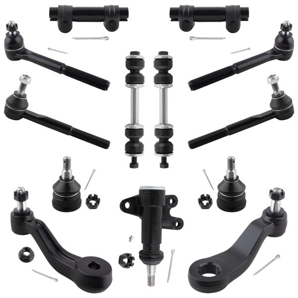 BXM600070163-13_1 BOXI 13pc Front Tierod Sway Bar Ball Joint Idler Arm Fit for Chevrolet for GMC C1500 C2500 Suburban C3500 Tahoe Yukon