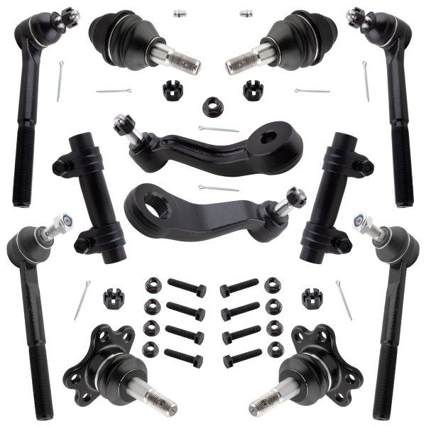 BOXI 12pc Complete Front Suspension Kit Fits for Cadillac Escalad/for Chevrolet for GMC K1500 Suburban K2500 Tahoe