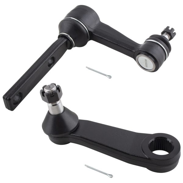 BXM600110240-2_1 BOXI (Set of 2) Front Pitman Arm Idler Arm With 3.43 Inch Bolt Pattern Fits for Ford Expedition 1997-2002 / F-150