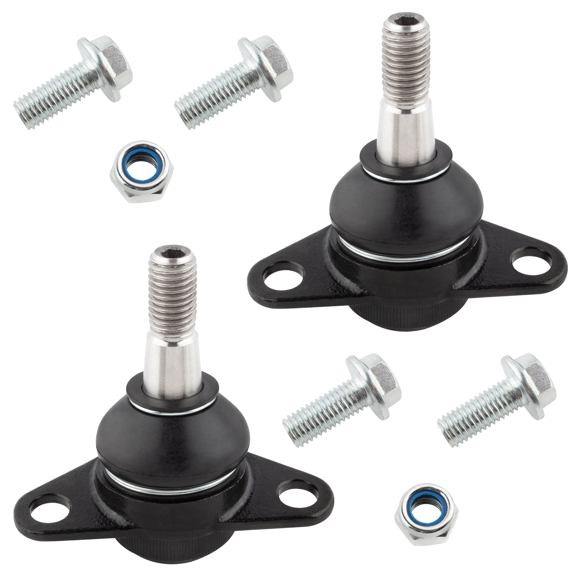 BXM600350017-4_2 BOXI 4pc Front Lower Ball Joints + Sway Bar Links Kit Fits Front Driver and Passenger Sides for Volvo S60 2007-2009 - view 2