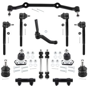 BOXI (Set of 14) Front Tie Rods Ball Joints Sway Bar Idler Arm Kit Fits for Chevrolet Blazer 1996-2005 S10 for GMC