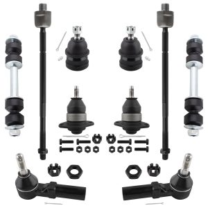 BOXI (Set of 10) K6462 K6145T ES3238 EV260 K6217 Front Tie Rod Ends Ball Joints Sway Bar End Links Kit Fits for